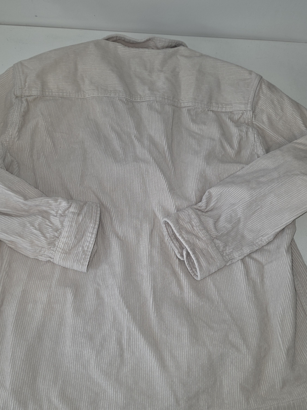 H&M Light Beige Corduroy Zip Jacket - Picture 3 of 3